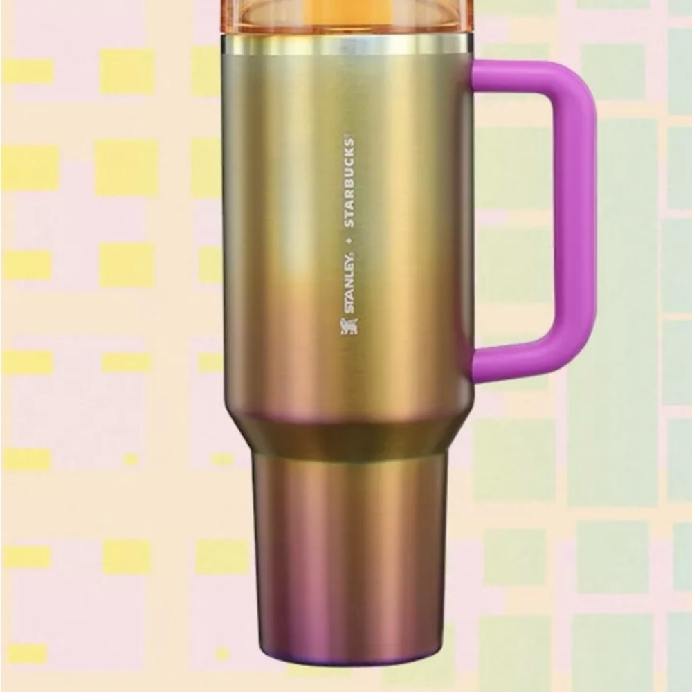 Starbucks x Stanley Summer 2024 Collab 40 oz Tumbler NEW Purple IN BOX!!!!!